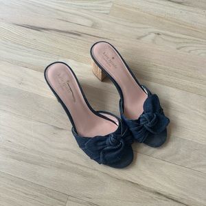 Kate Spade Denim Sandal Heels